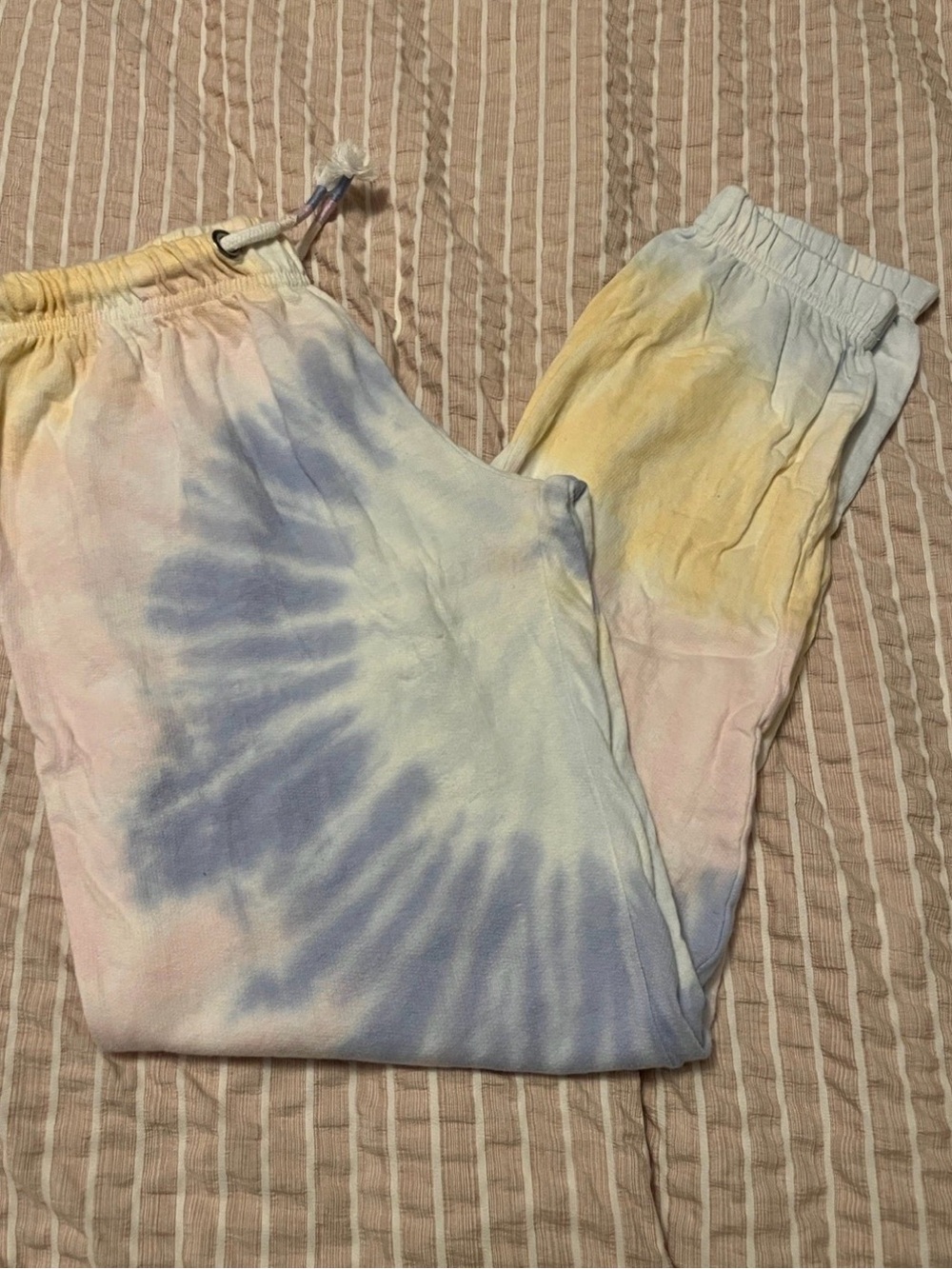 Ocean Drive tie dye lightweight jogger pant, Size Large 10/12
